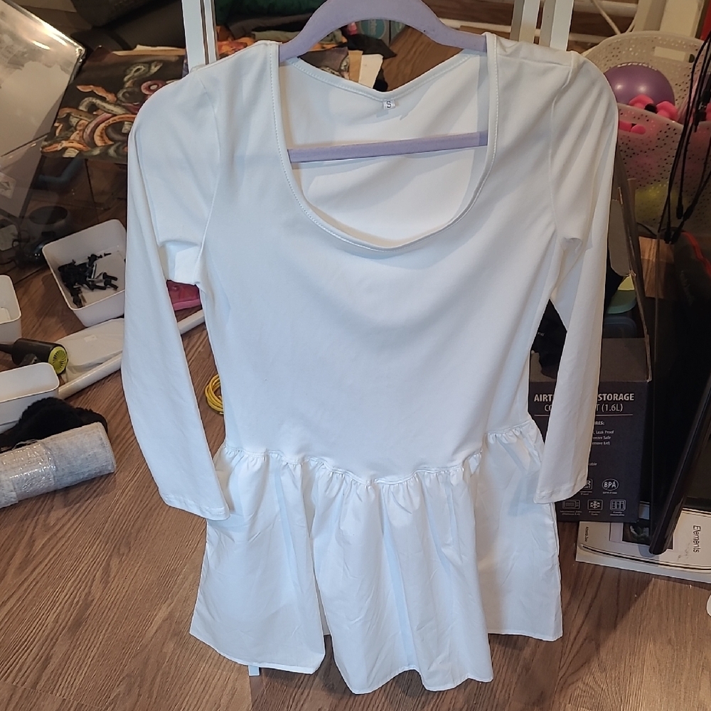 Elegant White Women's Top